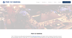 Desktop Screenshot of pier121marina.com